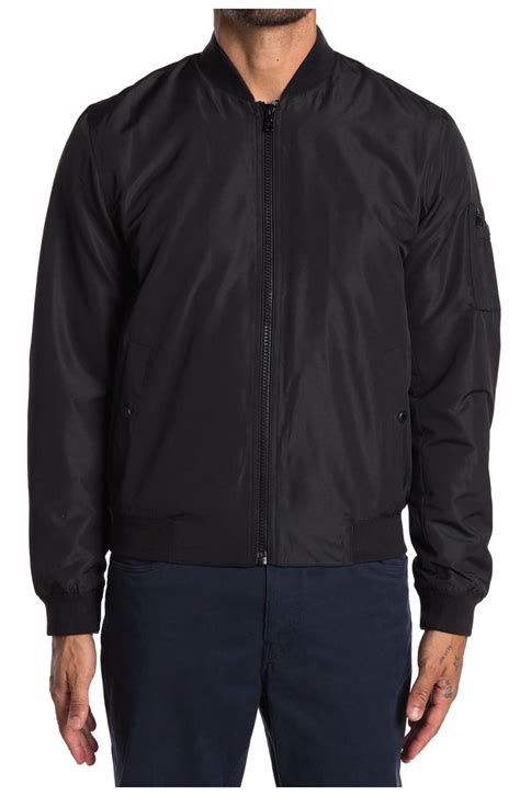 michael kors taslan zip front bomber jacket|Michael Kors Alba Taslan Bomber Jacket .